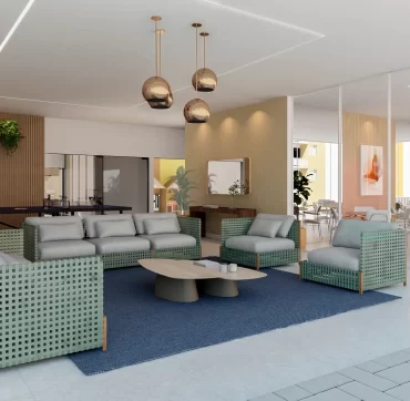 Residencial Jardim Alvorada - Render - Área social
